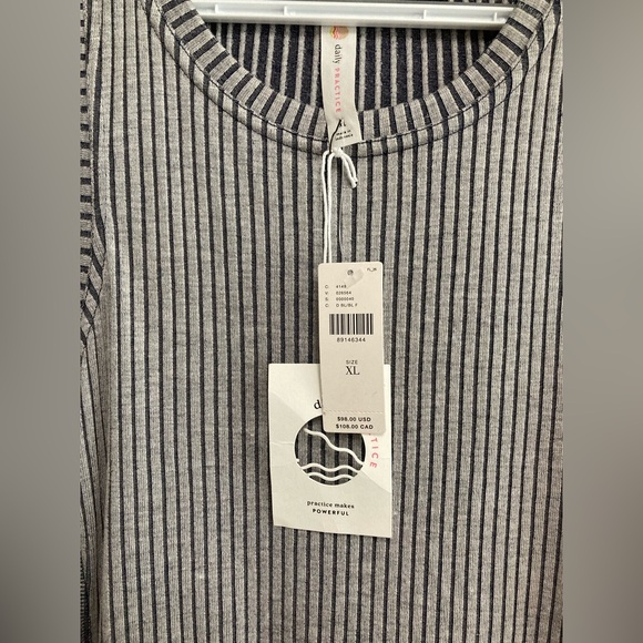 NWT Anthropologie Daily Practice “Lime Out” Razorback Tank Ribbed Midi Dress - Picture 8 of 12